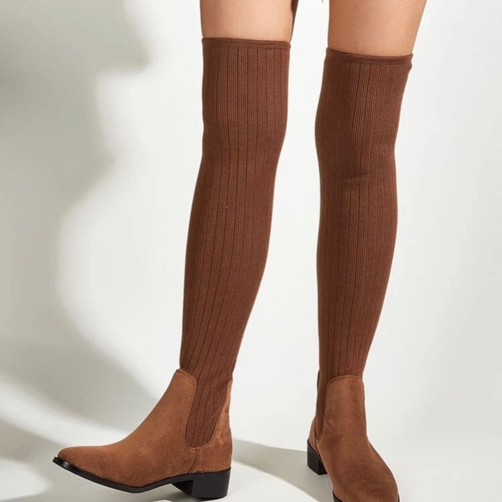 New Stylish sock thigh high boots - Picture 3 of 4